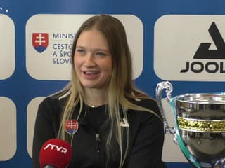 Stolná tenistka Tatiana Kukuľková po zisku titulu majsterky Európy