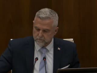 Podpredseda NR SR Tibor Gašpar vykázal poslanca Alojza Hlinu z rokovacej sály