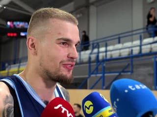 Hráč BC Slovan Bratislava Ben Kováč po drvivom triumfe v Košiciach