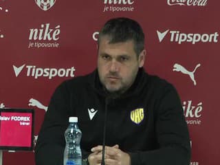 Tréner Branislav Fodrek hodnotí zápas s Trnavou