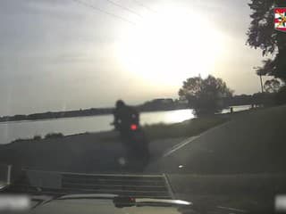 Policajná naháňačka pri slovenských hraniciach