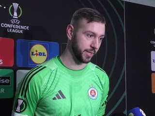 Guram Kašia a Martin Trnovský po výhre Slovana s BK Häcken
