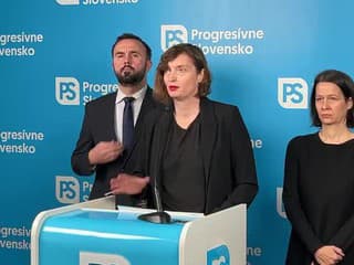 Tlačová konferencia strany Progresívne Slovensko