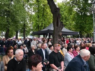 Slávnostná svätá omša pred Bazilikou Sedembolestnej Panny Márie