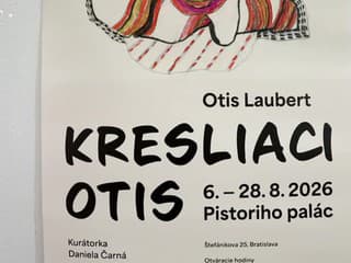 Otvorenie výstavy Otisa Lauberta „Kresliaci Otis“ v Pistoriho paláci