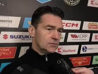 Asistent trénera HC MONACObet Banská Bystrica Marek Zadina po hladkej domácej výhre so Slovanom