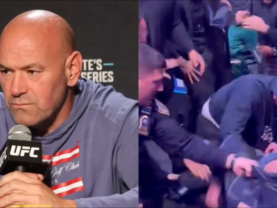 Všetko sa to začalo vtedy, keď sa po hale začal pohybovať notorický provokatér Dillon Danis (3-0). Namiesto toho, aby sedel na svojom mieste, miešal sa medzi bojovníkov a vyhľadával konflikt. Keď nap