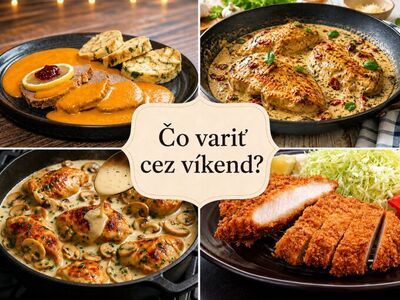 Víkend je ideálny čas dopriať si jedlá, na ktoré cez týždeň nezostáva toľko času. Nemusia to však byť zložité recepty ani hodiny strávené v kuchyni. Stačí dobrý nápad na sýty obed, rýchlu večeru či niečo sladké ku káve.