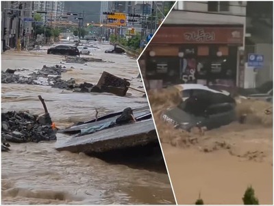 Pri zosuve pôdy v dôsledku silných dažďov v Južnej Kórei zahynul jeden človek a traja ďalší utrpeli zranenia, uviedli tamojšie médiá v pondelok. Informuje o tom agentúra Reuters.