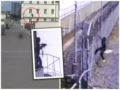 Dramatické chvíle sa odohrali počas víkendu v pražskej väznici Pankrác. Jeden z odsúdených sa pokúsil o útek, jeho plán však stroskotal už po niekoľkých sekundách. Muža zastavil bezpečnostný plot s ostrými zábranami a následne ho spacifikovali príslušníci väzenskej služby. Všetko však natočila bezpečnostná kamera a zábery teraz zverejnili na sociálnej sieti.