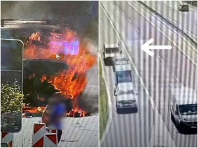 Trnavskí diaľniční policajti zverejnili šokujúci videozáznam z vážnej piatkovej dopravnej nehody na 68,5. kilometri diaľnice D1 v smere na Žilinu. Na hrozivú zrážku stačila podľa polície jediná sekunda nepozornosti za volantom.