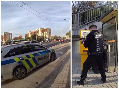 Polícia zverejnila autentické zábery zo zásahu proti mužovi, ktorý mal v piatok ráno na Botanickej ulici v Bratislave ohrozovať skupinu študentov Lekárskej fakulty Univerzity Komenského nožom. Na videu z telových kamier policajtov je zachytený samotný zákrok a zadržanie podozrivého.