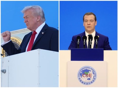 Reakcia Ruska na nové sankcie USA by mala zahŕňať „vojenské odstrašenie“, uviedol v sobotu bývalý ruský prezident Dmitrij Medvedev.