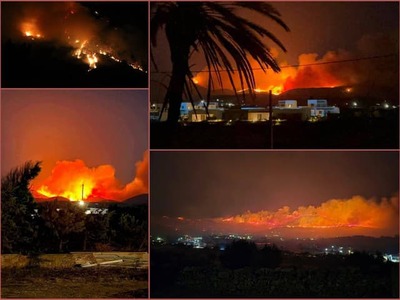Grécky ostrov Paros bojuje s rozsiahlym lesným požiarom, ktorý sa pre silný vietor rýchlo šíri. Úrady nariadili evakuáciu viacerých obcí a turistických oblastí, pričom počas noci rozšírili varovania aj na ďalšie lokality. Do boja s plameňmi smerujú posily hasičov z pevninského Grécka.