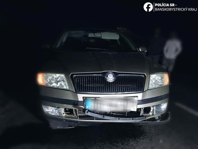 Pri tragickej dopravnej nehode, ku ktorej došlo v sobotu (26. 9.) v neskorých večerných hodinách na ceste v smere od obce Bátka na Viesku nad Blhom v okrese Rimavská Sobota, zahynul 29-ročný chodec. Utrpel zranenia, ktorým na mieste podľahol. Informovala o tom banskobystrická krajská policajná hovorkyňa Petra Kováčiková.