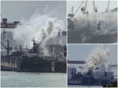 Na palube nákladnej lode plaziacej sa pod zahraničnou vlajkou v čínskom prístave Čching-tao dnes vypukol požiar, ktorý si vyžiadal veľké straty na životoch. Informovala o tom štátna agentúra Nová Čína. Prezident Si Ťin-pching vyzval na okamžité pátranie po nezvestných a začatie záchranných prác, napísala agentúra AFP.