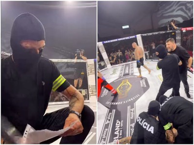BRATISLAVA – Slovenským internetom sa bleskovo šíria šokujúce zábery z turnaja celebrít a influencerov v MMA. Priamo po skončením ostro sledovaného duelu medzi Imrichom Štefánikom a Miroslavom Vlčekom vtrhlo do klietky komando v kuklách a jedného zo zápasníkov pred zrakmi šokovaných divákov nekompromisne zatklo. Ak ste však verili, že išlo o reálnu policajnú akciu, ostanete sklamaní. Bratislavská polícia vydala ostré stanovisko a hovorí o porušení zákona.