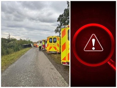 Trinásť ľudí v sobotu ráno utrpelo poranenia pri nehode na diaľnici D11 pri českej obci Chýšť v Pardubickom kraji. Na mieste zasahovali záchranári, hasiči i polícia. Informuje o tom server Novinky.cz.