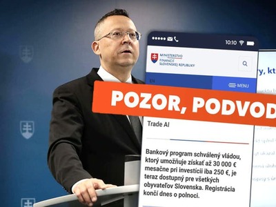 Ministerstvo financií SR opäť bije na poplach. Internetom sa šíri ďalší podvod, pri ktorom podvodníci zneužívajú meno rezortu financií a snažia sa vylákať od ľudí peniaze aj citlivé údaje. Úrady upozorňujú, aby občania podvodnú stránku za žiadnych okolností neotvárali a nereagovali na ponuky údajných investícií.