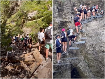 Najnavštevovanejšia roklina Slovenského raja, Suchá Belá, nezostala ani toto leto svojej povesti nič dlžná. Štvrtkové zábery z tejto tiesňavy zobrazujú, akému obrovskému náporu turistov musí čeliť. Turisti, ktorí sa chystajú navštíviť toto miesto, sa tak musia obrniť trpezlivosťou.
