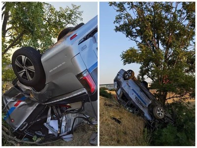 Vážna dopravná nehoda sa stala v nedeľu v skorých ranných hodinách na diaľnici D1 na úseku smerom na Senec. Havarovalo tam vozidlo, ktoré po náraze prerazilo zvodidlá a prevrátilo sa na strechu. Účastníkmi nehody sú policajti!