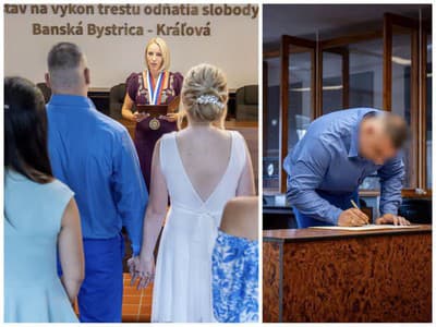 So svadobným dňom sa väčšinou spájajú predstavy o kostole či obradnej sieni, elegantných šatách, svadobných fotografiách a oslave s rodinou. Dvojica mladých ľudí však svoj veľký deň prežila za múrmi väznice. Svoje "áno" si povedali priamo v Ústave na výkon trestu odňatia slobody Banská Bystrica-Kráľová. Sú z toho aj zábery, ktoré sa nevidia často.