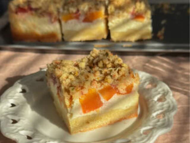 Cheesecake, ktorý chutí ako broskyňový cobbler