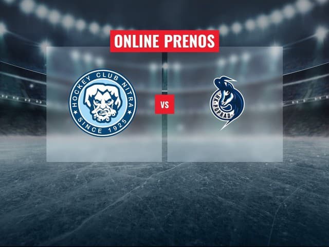 HK Nitra – HK Poprad: Online prenos z hokejovej soboty v 14. kole Tipsport ligy