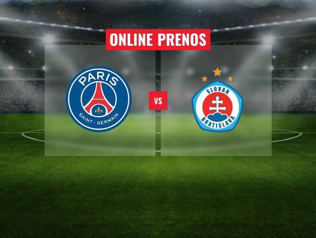 Paríž Saint-Germain – ŠK Slovan Bratislava: Online prenos zo zápasu Ligy majstrov
