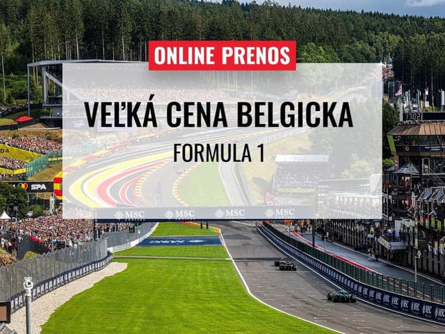 Formula 1 na prenádhernom okruhu Spa: Online prenos z Veľkej ceny Belgicka 2026