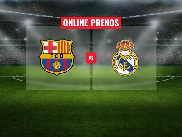 FC Barcelona – Real Madrid CF: Online prenos z El Clásica v rámci 10. kola La Ligy