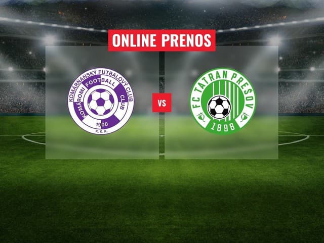 KFC Komárno – FC Tatran Prešov: Online prenos z kľúčového zápasu o záchranu v Niké lige