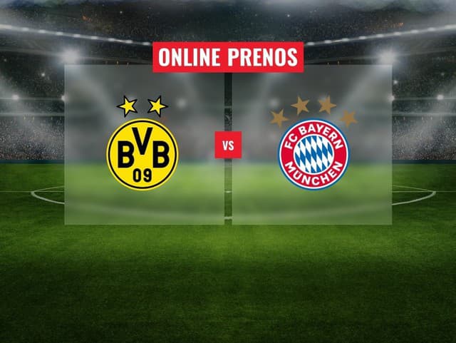 Borussia Dortmund – Bayern Mníchov: Online prenos z megašlágra 24. kola Bundesligy