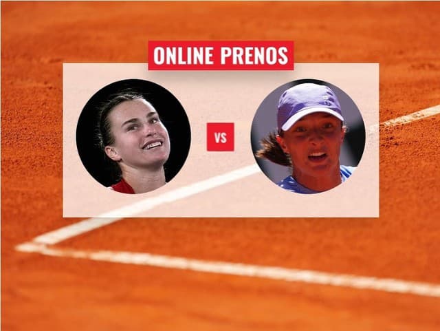Aryna Sabalenková – Iga Swiateková: Online prenos zo semifinále Roland Garros 2025