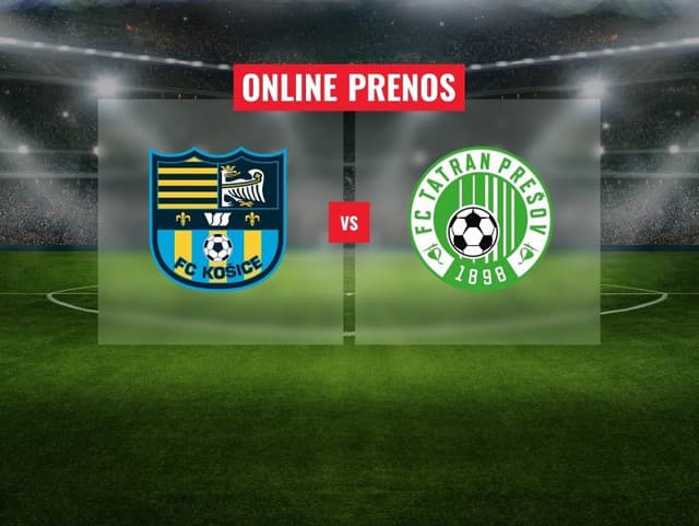 FC Košice – FC Tatran Prešov: Online prenos z derby zápasu v skupine o záchranu v Niké lige