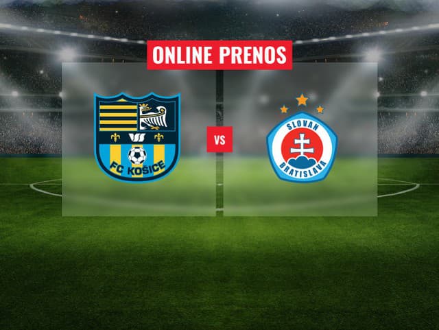 FC Košice – ŠK Slovan Bratislava: Online prenos zo 17. kola Niké ligy