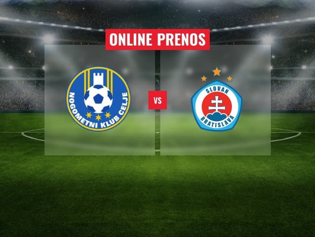 Belasí na prahu Ligy majstrov: Online prenos z odvety play-off NK Celje – ŠK Slovan Bratislava