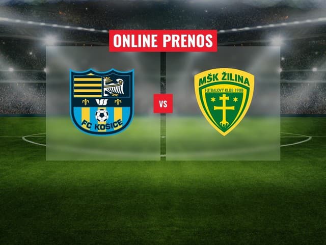 FC Košice – MŠK Žilina: Online prenos zo zápasu 12. kola Niké ligy