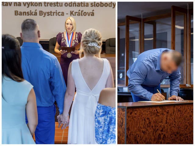 Láska kvitne aj v BASE: Takéto ZÁBERY ste zrejme ešte nikdy nevideli, SOBÁŠ vo väzenskom mundúre a tá nevesta!