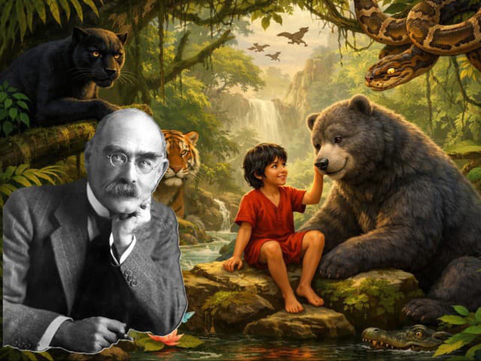 Pred 160 rokmi sa narodil Rudyard Kipling: Meno dostal podľa jazera a život mu zmenila tragédia