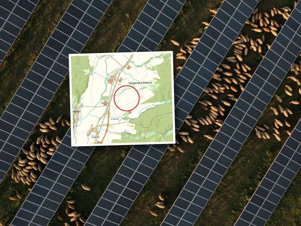 Desaťtisíce panelov, ovce aj včely. Na Gemeri má vyrásť gigantická solárna elektráreň za desiatky miliónov eur