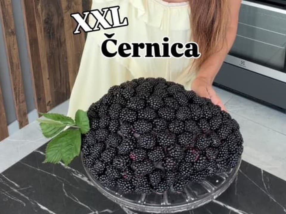 Torta v tvare XXL černice! Ktorá influencerka pripravila takéto veľdielo?