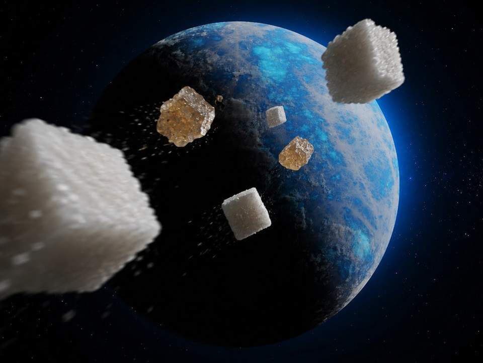 Na mladú Zem mohli z vesmíru dopadnúť milióny ton cukru. Astronómovia ho prvýkrát objavili medzi hviezdami