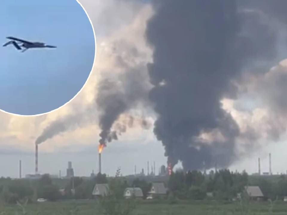VIDEO: Ukrajinské drony FP-1 zasiahli najväčšiu ruskú rafinériu. Preleteli tisíce kilometrov až za Ural a Moskve zmenšili bezpečný tyl