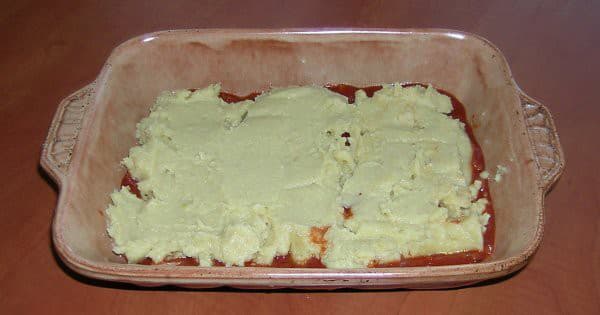 Polenta s paradajkovou omáčkou