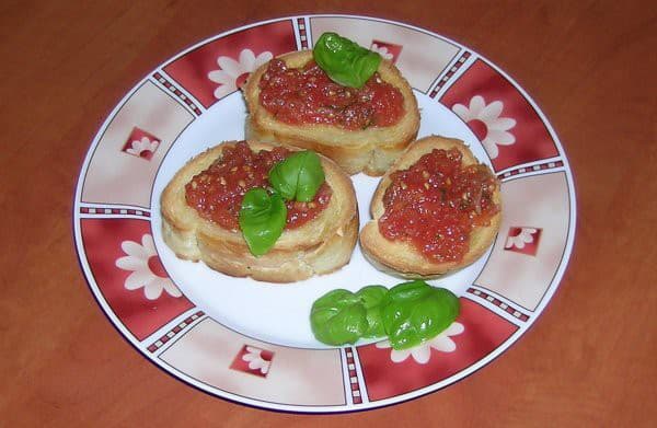 Toskánsky chlieb a bruschettky