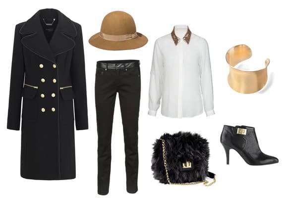 Elegantný outfit s dôrazom