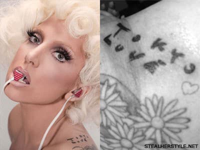 Lady Gaga, tetovanie, Japonsko,