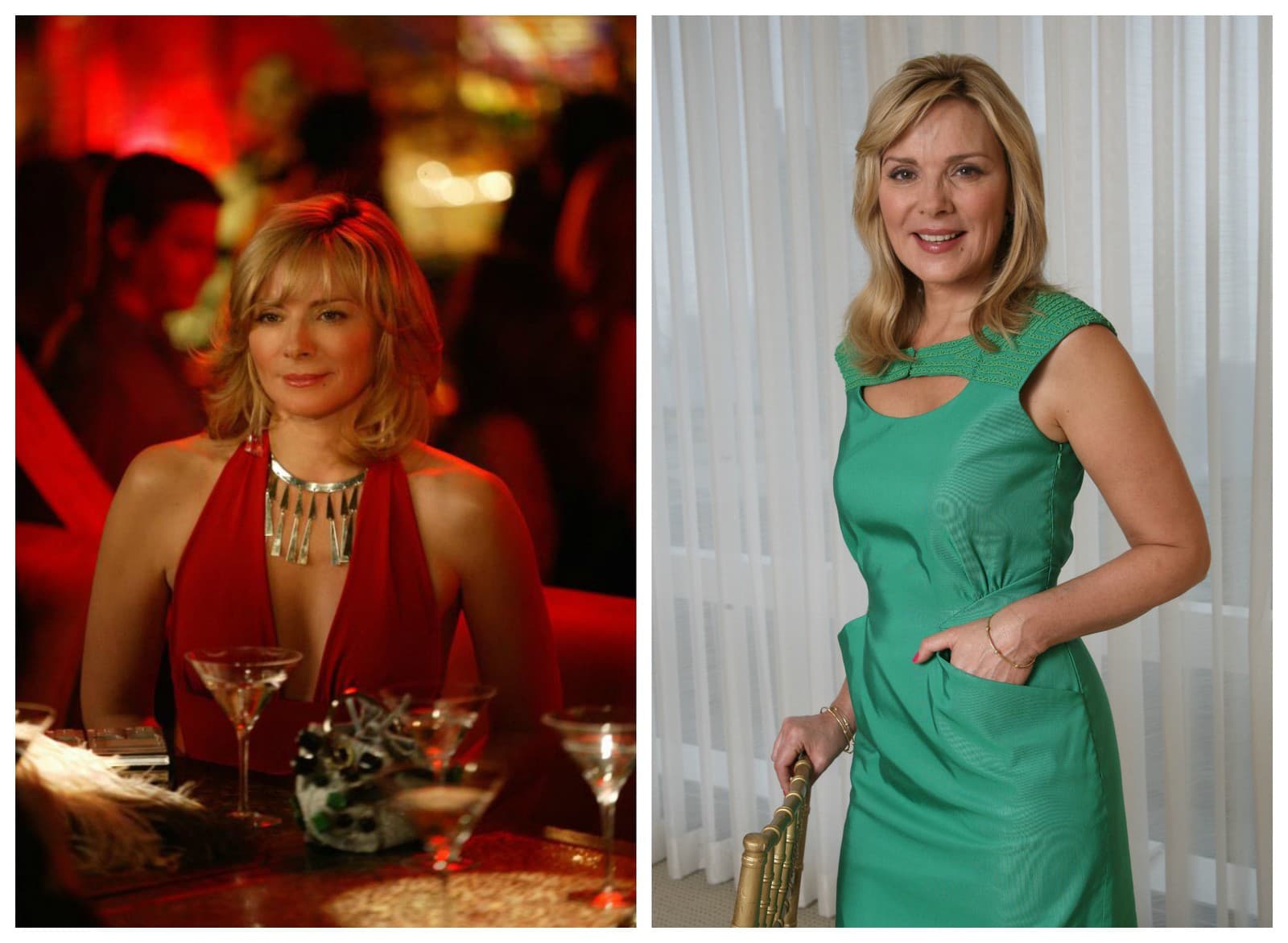 Samantha Jones (vľavo) a