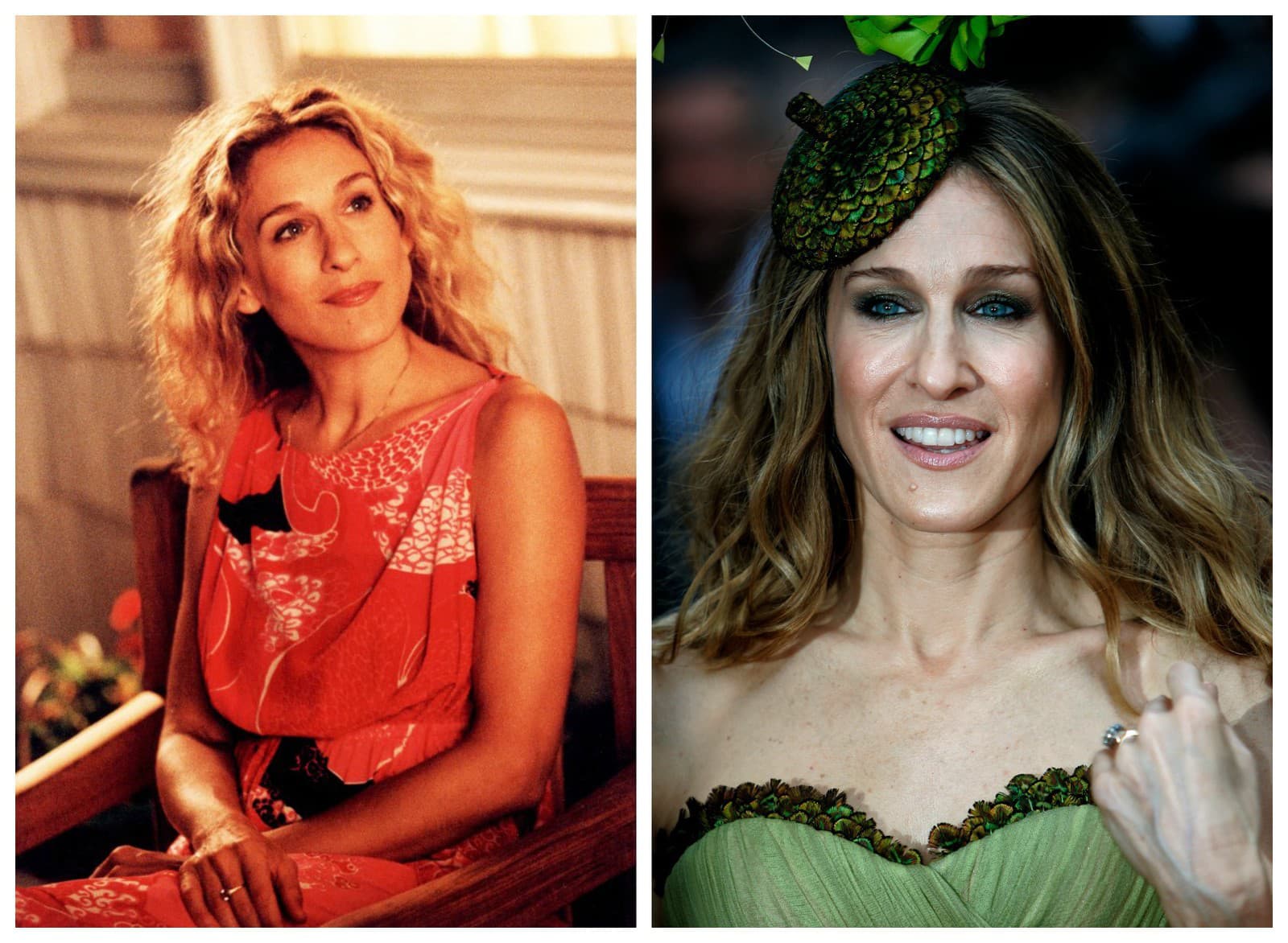 Carrie Bradshaw (vľavo) a